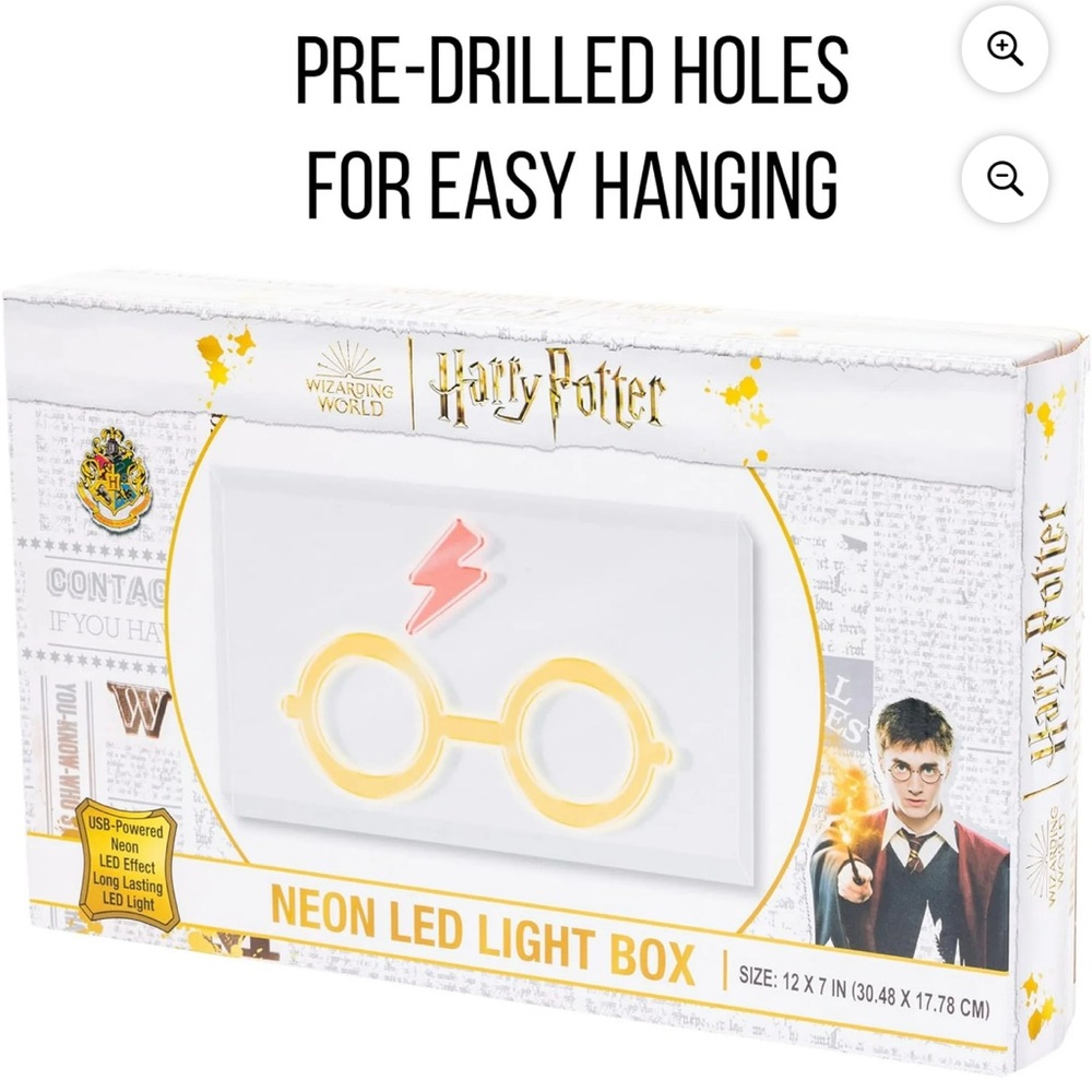 Harry Potter Neon LED Light Box NWT NIB